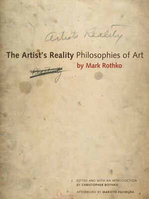 cover image of The Artist's Reality